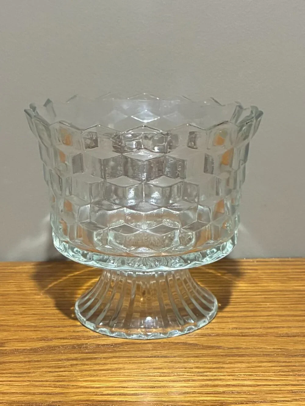 Vintage Fostoria American Clear Trifle/Candy Dish - 5 1/2